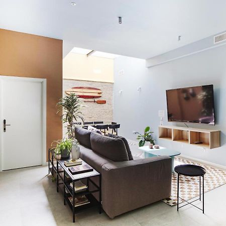 Apartamento 2 Hab En Malvarrosa A Metros De La Playa, Con Terraza Y Zonas Comun 3D Валенсия Экстерьер фото