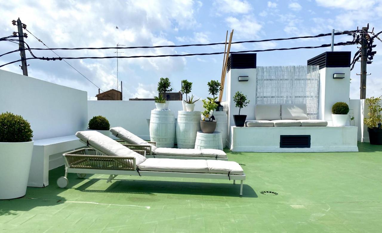 Apartamento 2 Hab En Malvarrosa A Metros De La Playa, Con Terraza Y Zonas Comun 3D Валенсия Экстерьер фото