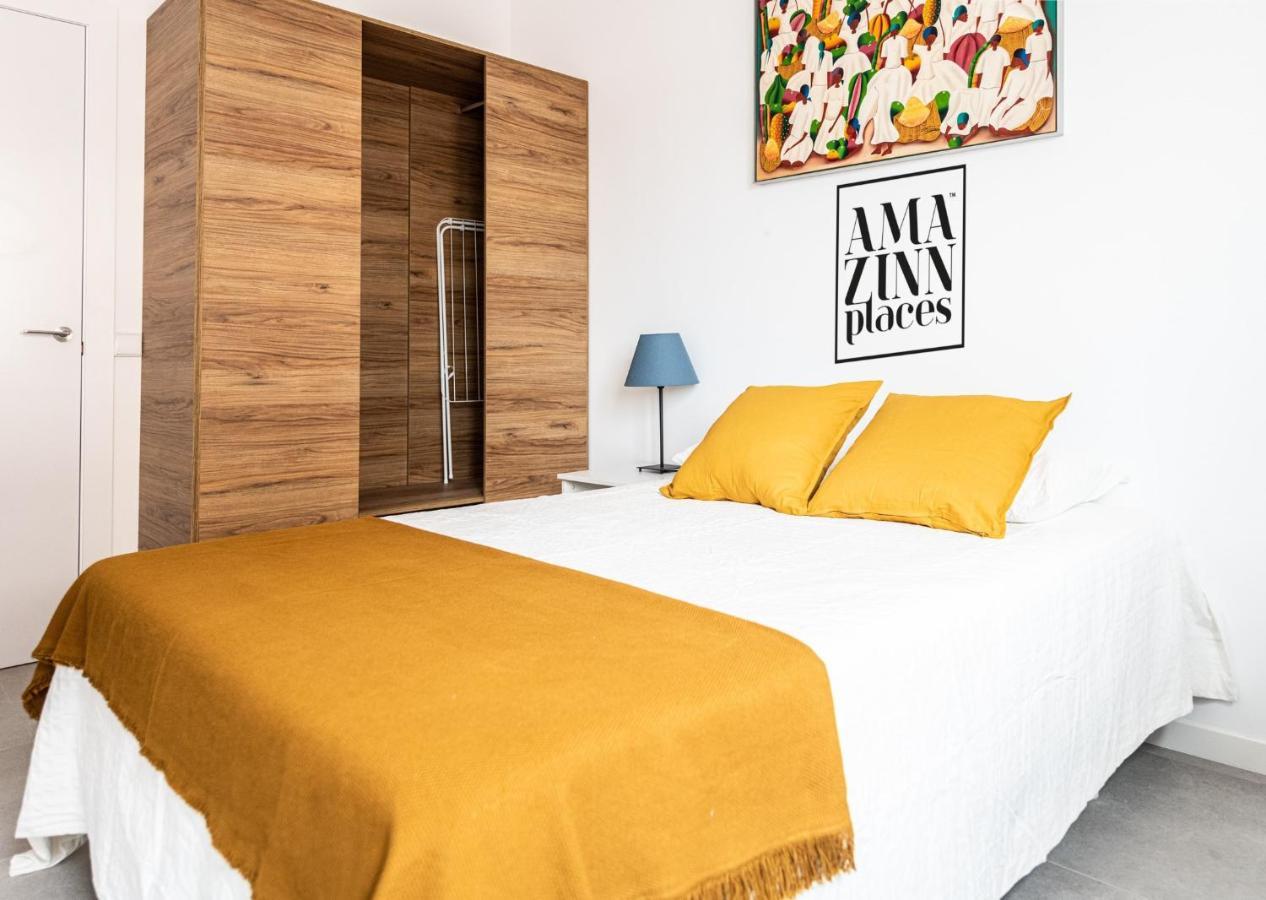 Apartamento 2 Hab En Malvarrosa A Metros De La Playa, Con Terraza Y Zonas Comun 3D Валенсия Экстерьер фото